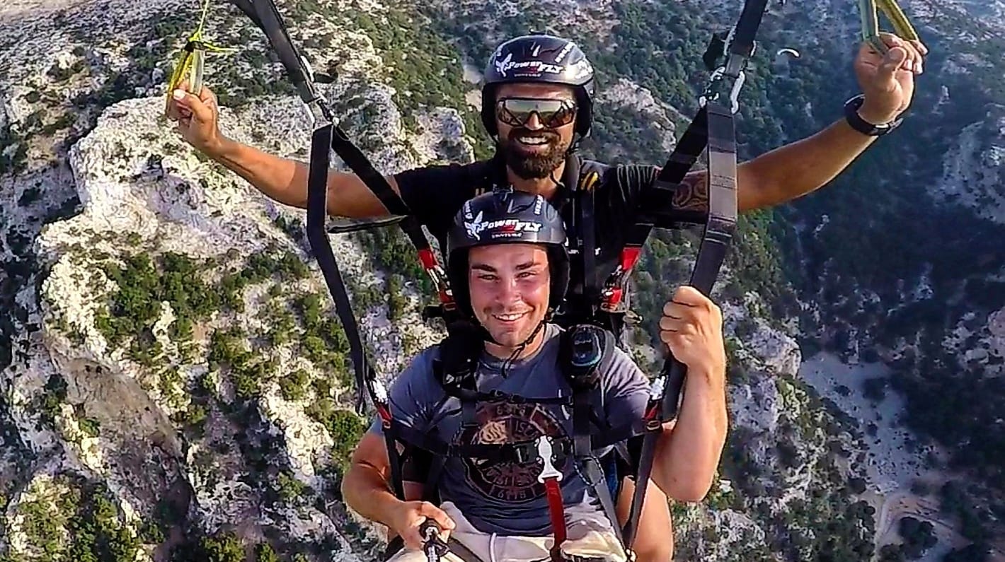 rhodes adventures - fly rhodes - paragliding - trike - paratrike - activities