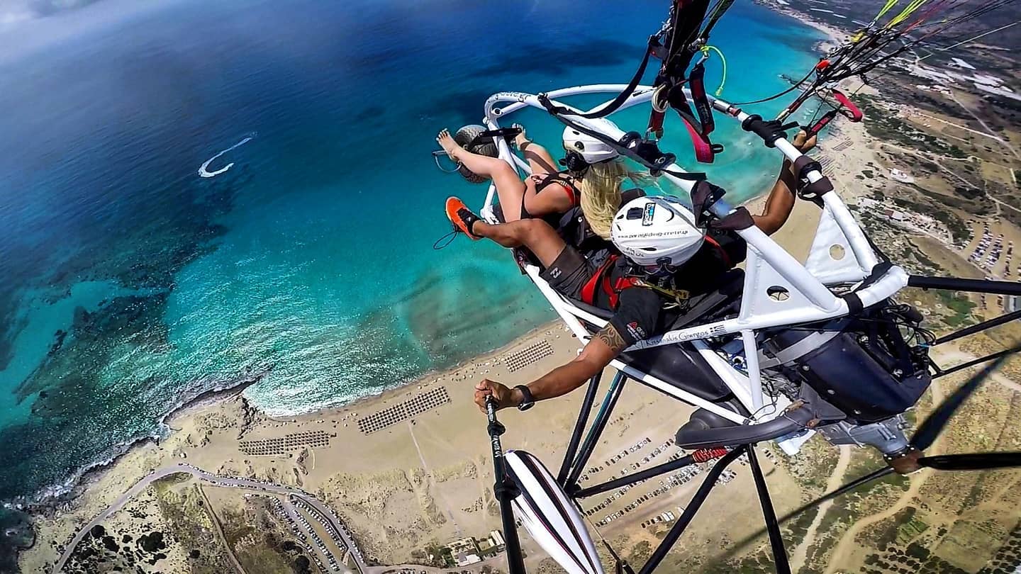 trike - paragliding - fly - rhodes adventures